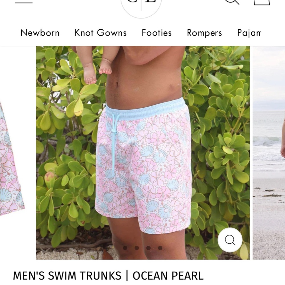 Caden Lane MEN'S SWIM TRUNKS | OCEAN PEARL